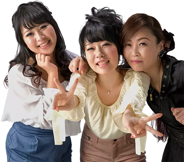 熊本ホットポイントグループ「仲良し３人の女性の画像」